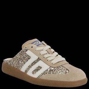 Back 70 Women's Glitter Suede Sneakers -